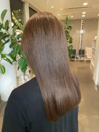 ロング カラー ヘアアレンジ DIFINOaoyama所属・🎧ayaka/ボブ /透明感カラー🩵のヘアスタイル