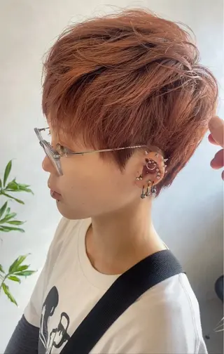 ショート カラー Agu hair lang屋島店所属・大林　恵理 【Agu 屋島】のヘアスタイル