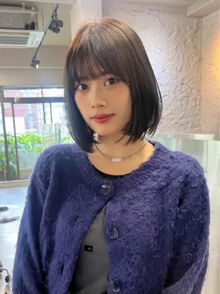 ショート 似合わせボブ🤍 女性らしさのあるヘアのヘアスタイル