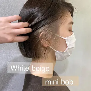 ショート カラー 舟橋 りんかのヘアスタイル