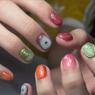 ネイル Aru所属・Nail Aru/ Rinokaのネイルデザイン