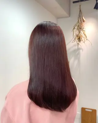 セミロング カラー 髪質改善/艶カラー 🤍mizueのヘアスタイル