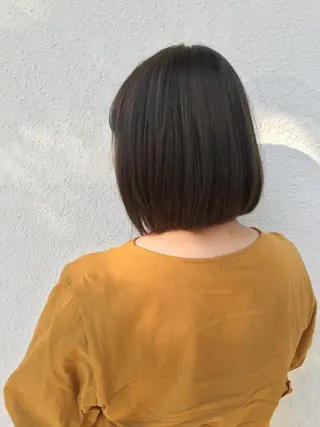 ミディアム カラー ラブーケ中川中島店 クラタチカコのヘアスタイル