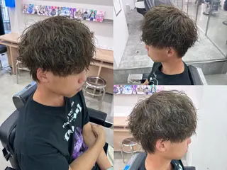 カラー パーマ メンズ 土岐 仁/メンズ専門 パーマ特化美容師🌀のヘアスタイル