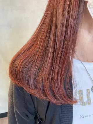 セミロング カラー 🕶️佐藤 海李🐏のヘアスタイル