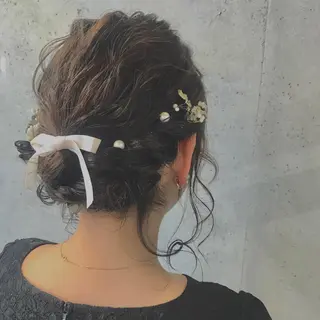 ヘアアレンジ にった みずきのヘアスタイル