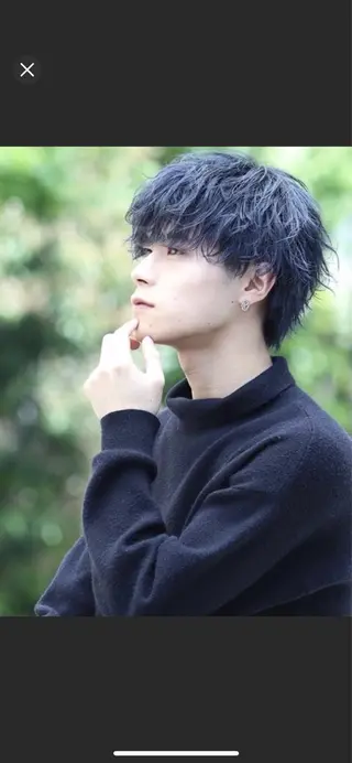 パーマ 板倉 高史郎のヘアスタイル
