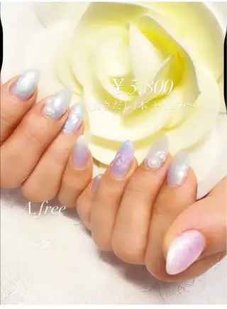 ネイル A.free✧*｡ アレルギー対応✧*｡のネイルデザイン