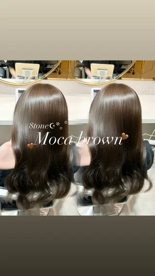 ロング Minami🤍ྀི ／新宿／韓国スタイルのヘアスタイル