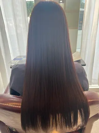 ロング 🥣🫧艶カラー 🦋アカマ ミユ🦋のヘアスタイル