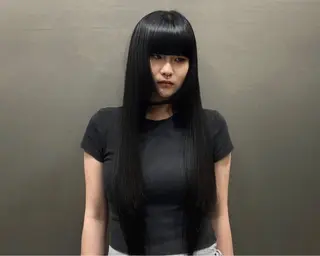 ロング カラー こせ 煌星のヘアスタイル