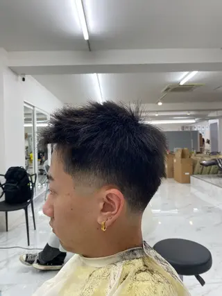 ショート KING of hair by NOISMメンズサロン梅田茶屋町店所属・茶屋町メンズサロン 小野湧翔のヘアスタイル