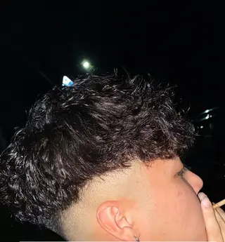 ショート パーマ メンズ 宮 蒼輔のヘアスタイル