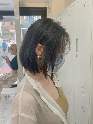 ロング カラー 海外デザイン🇺🇸 石渡諒太のヘアスタイル