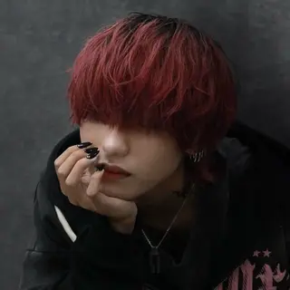 ミディアム メンズ RACCOON.TOKYO 渋谷店所属・メンズカット特化🐺 ウルフ[店長]置塩祥のヘアスタイル