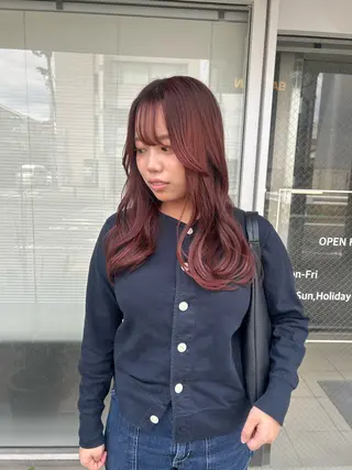 ロング カラー 透明感カラー🫧 nanohaのヘアスタイル