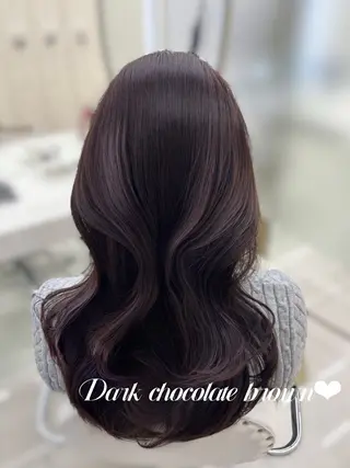 ロング カラー さつき/ガーリー モテヘア/上品カラーのヘアスタイル
