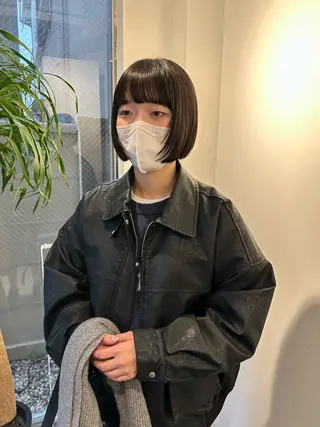 ショート ボブ/似合わせカット /ニュアンスカラーのヘアスタイル