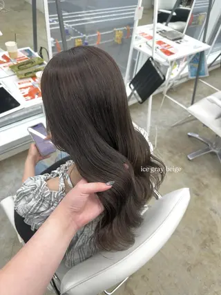 ロング カラー jjeno所属・aisa 札幌カットモデル🎀のヘアスタイル