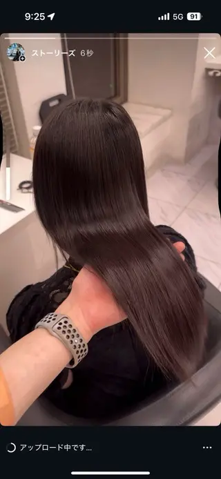ロング 透明感/艶髪矯正 特化🪞安瑞未🪞のヘアスタイル