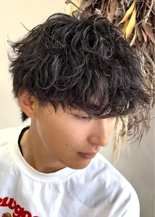 パーマ メンズ NEXT for hair所属・【ロングモデル募集】 宮本祥汰🐺のヘアスタイル