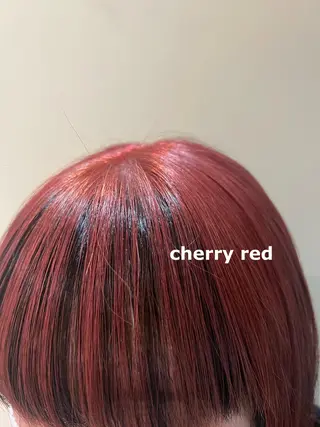 ミディアム 暖色カラー🍒 yume ໒꒱のヘアスタイル
