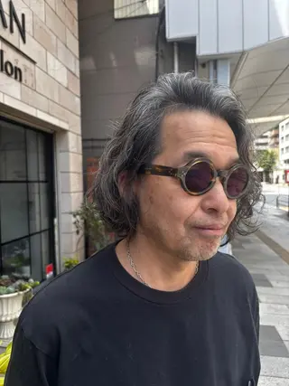 ミディアム メンズ シアン八王子店所属・大人可愛い🧸 艶髪✨かおるのヘアスタイル