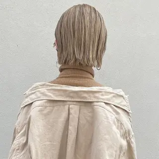 ショート カラー デザインカラー🥂 YUKAのヘアスタイル