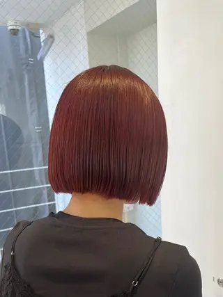 カラー 👽RARA/ ワンカラー/港区芝浦のヘアスタイル