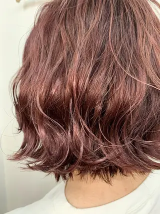 ミディアム カラー RINKA 琳茄のヘアスタイル