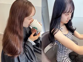 ロング 韓国モテhair🍑 momoのヘアスタイル