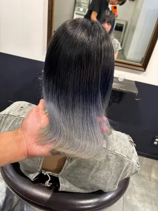 ミディアム カラー 🌈カラー特化 ハイトーンけいと🌈のヘアスタイル