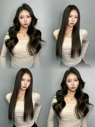 ロング カラー etora 渋谷所属・ワンホンヘア🇨🇳 髪質改善/itaruのヘアスタイル