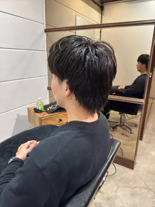 パーマ メンズ 似合わせモテヘア Akari🦢🖤のヘアスタイル