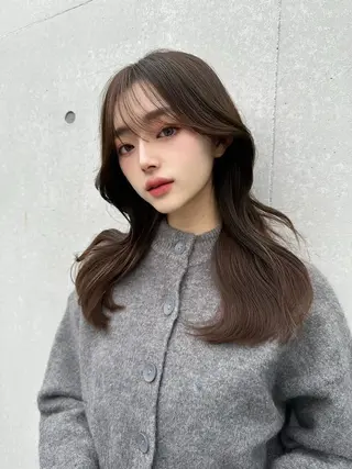 カラー *🤍モデル募集 艶カラー🤍のヘアスタイル