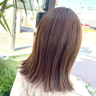 ミディアム カラー Venti  hair&spa所属・沖瀬 凪沙のヘアスタイル