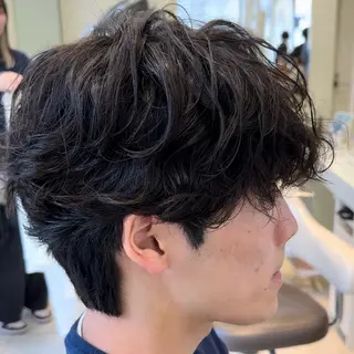 パーマ メンズ メンズ縮毛矯正 ♠️店長下平隼人のヘアスタイル