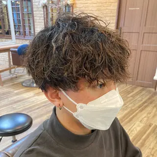 メンズ Prier×Kew hair所属・藤野 友杏那のヘアスタイル