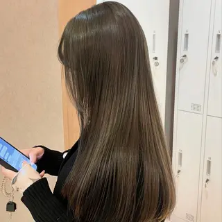 ロング 似合わせ/透明感 /レイヤー/りほ🤍のヘアスタイル