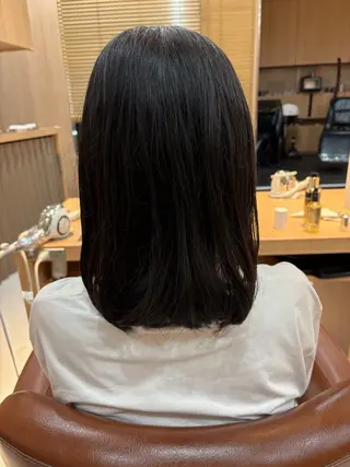 ミディアム 風間 日和のヘアスタイル