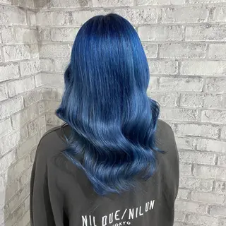 セミロング カラー パーマ ヘアアレンジ メンズ キッズ ネイル マツエク・マツパ アイブロウ 似合わせカラー♡髪質 改善🎀サトカ🍒のヘアスタイル
