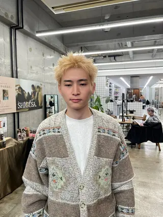 ショート カラー メンズ men's 特化 ✨ソウタのヘアスタイル