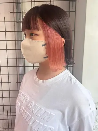 カラー AYANE 韓国ヘア /レイヤーカットのヘアスタイル