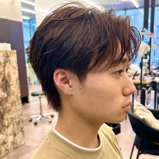 ショート カラー 縮毛矯正支持率N O.1あおい🕊️✨のヘアスタイル