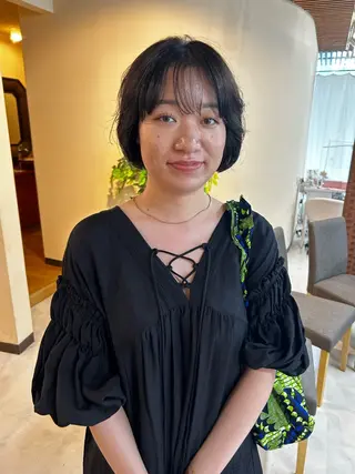 ショート 透明感/レイヤー/ 武士るな🌿‬のヘアスタイル