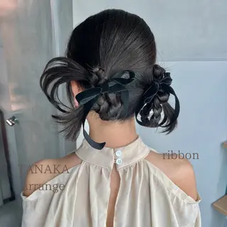 ヘアアレンジ charm《銀座》 ヘアセット/縮毛矯正のヘアスタイル