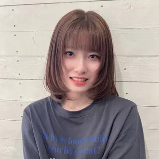 ミディアム 🇰🇷韓国風レイヤ ー🇰🇷の達人🔥のヘアスタイル