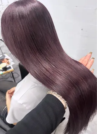 ロング カラー ハイトーン/ダブル カラー/akihoのヘアスタイル