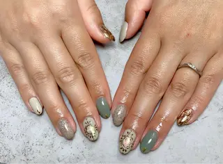 ミディアム cattleya nailのネイルデザイン