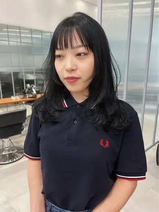 ミディアム ひかり/ショート /似合わせカラーのヘアスタイル